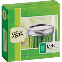 Jar Ball Lids Wd-mth 12pk