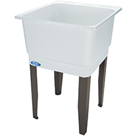 Elm Laundry Tub 33" 20gl Wht