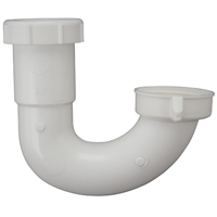 Pp J-bend Sink Trap 1.5" Sj Wht