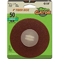 Fiber Disc 4"x5/8" 50grt 3pk