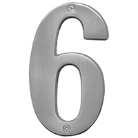 5" Satin Nickel House #6