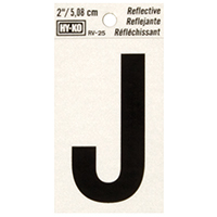 2" Reflective Ltr J