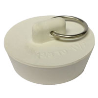 Pp Drain Stopper 1-3/8"-1.5" Wht