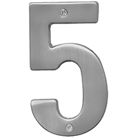 5" Satin Nickel House #5