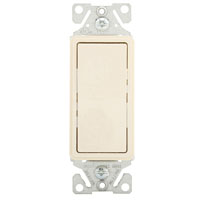 Rocker Switch 15a 120/277v Almnd