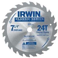 Irwin Circ Blade 24th 7.25"