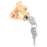 Drawer Lock 7/8" Brs