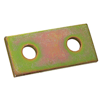 Bracket Strt Gold/galv 2-hole