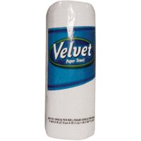Velvet Paper Towel Wht Rl