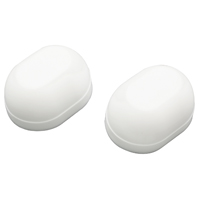Pp Oval Toilet Bolt Cap Wht