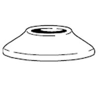 Pp Flange Shallow 1-1/2"od Chrm