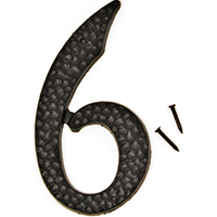 3" Blk/gold Alum #6