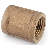Am Pipe Coupling 1/4" Brs