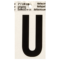 2" Reflective Ltr U