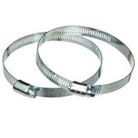 Metal Worm Clamps 4" Galv