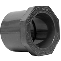 Bushing 3/4"spx1/2"slip Sch80