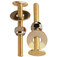 Pp Toilet Bolt Set 1/4"-20 Brs