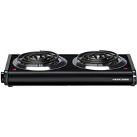 Portable Double Stove Blk