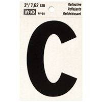 3" Reflective Ltr C