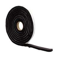 Weatherstrip 3/8"x3/4"x10' Blk