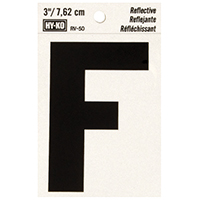 3" Reflective Ltr F