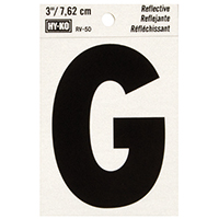 3" Reflective Ltr G