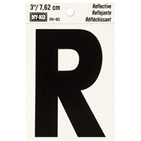 3" Reflective Ltr R