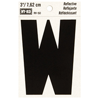 3" Reflective Ltr W