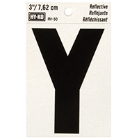 3" Reflective Ltr Y