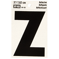 3" Reflective Ltr Z