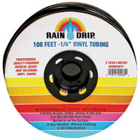 Raindrip Tubing Poly 1/4"x100'