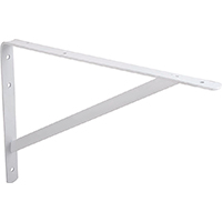 SHELF BRACKET 12"x8" HD WHT