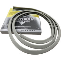 Plat Col Weatherstrip 81" Beige