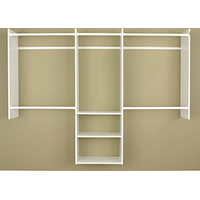 Et Dlx Closet Starter Kit 4'-8'