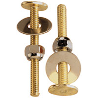 Pp Toilet Bolt Set 5/16" Brs