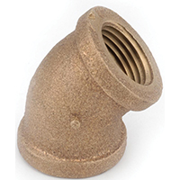 Am Pipe Elbow 45deg 1/8" Brs