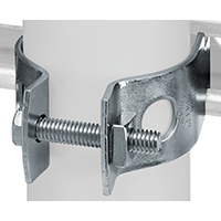 Strut Clamp Univ Galv Stl 3"