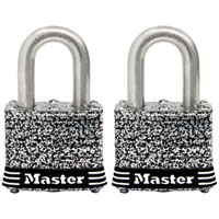 Padlock Coated Lami 1-9/16in 2pk