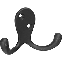 Nh Dbl Robe Hook 3" Orb