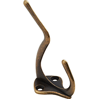 Nh Hat/coat Hook Antq-brs