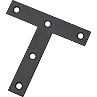 116bc T-plate 4"x4" Blk