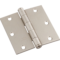 Nh Door Hinge 3" Stn-nkl