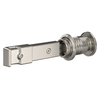 Nh Barn Door Lock Stn-nkl 1-3/4"