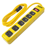 Yj Power Strp 6-out 6' Yllw