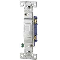 Toggle Switch 120 Wallmount Wht