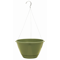 Hb Planter 10" W/hngr Grn