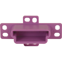 Drawer Track Back Plate Purple
