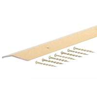 Carpet Trim 72" Stn-brs W/ Scrws