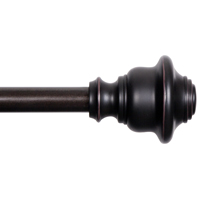 Crtn Rod 5/8"x66"-120" Wthrd-brn