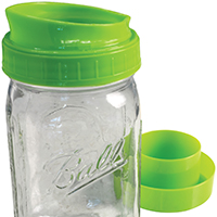 Cap Pour/measure Jar W-m 1qt